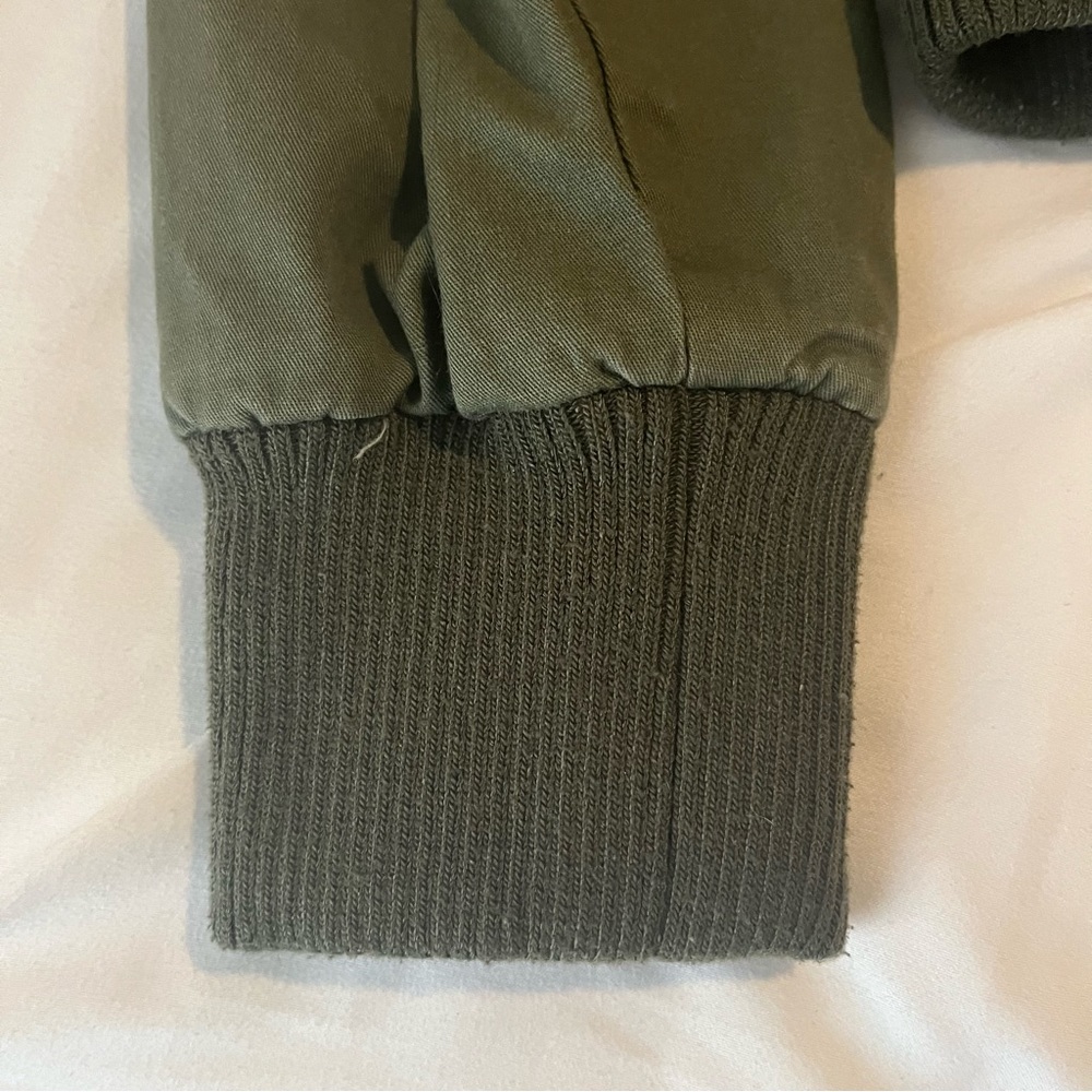 Ambiance Small Olive Bomber Jacket - Picture 4 of 16